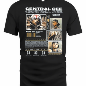 Central Cee 2025 Wild West Tour Rapper Graphic Shirt